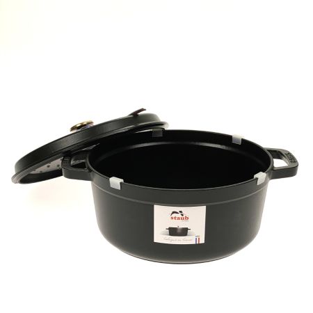  STAUB ストウブ ピコ･ココット ラウンド 24cm 40500-241 ブラック 未使用品
