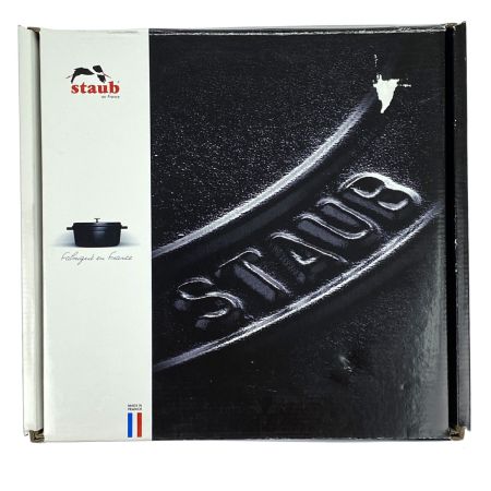  STAUB ストウブ ピコ･ココット ラウンド 24cm 40500-241 ブラック 未使用品