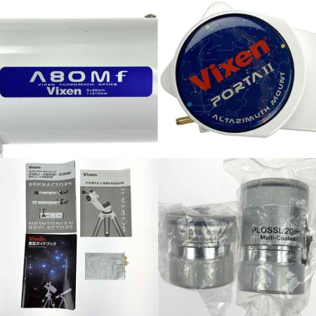  VIXEN ビクセン 天体望遠鏡+経緯台セット ポルタII A80Mf