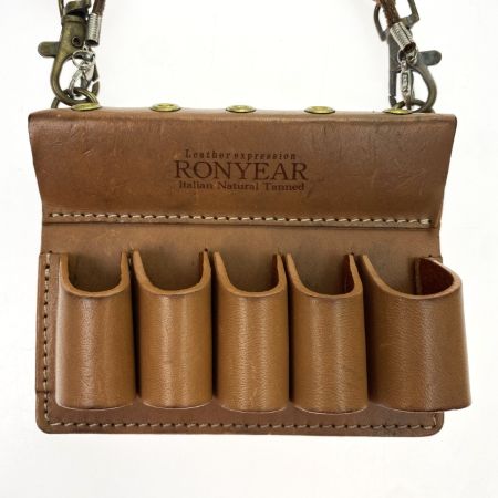  天狗屋×RONYEAR ルアーローテーションパッド レザー製 ストラップ2種類付き