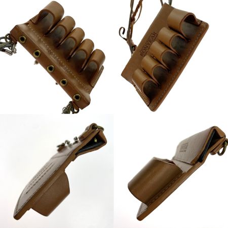  天狗屋×RONYEAR ルアーローテーションパッド レザー製 ストラップ2種類付き