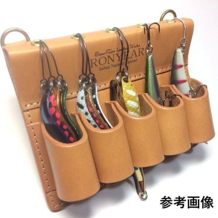  天狗屋×RONYEAR ルアーローテーションパッド レザー製 ストラップ2種類付き
