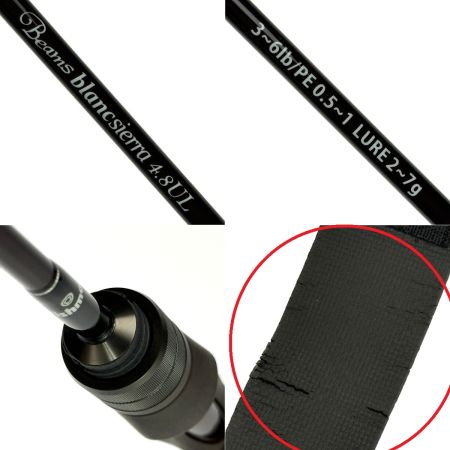  Fishman フィッシュマン Beams blancsierra 4.8UL(ビームス ブランシエラ4.8UL) 竿袋タバコ臭有り
