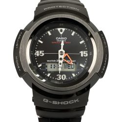 ## CASIO カシオ G-SHOCK 腕時計 デジアナウォッチ 電波ソーラー  AWM-500-1ADR ブラック Cランク