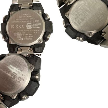  CASIO カシオ G-SHOCK G-STEEL 腕時計 タフソーラー Bluetooth搭載 アナログ デジタル GST-B400XD-1A2JF