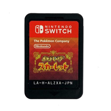  Nintendo ニンテンドウ Switchソフト ポケットモンスター スカーレット ソフトのみ