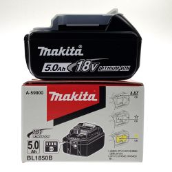 ## MAKITA マキタ 18v 5.0Ah リチウムイオンバッテリ BL1850B 純正バッテリ 未使用品 (2) Sランク