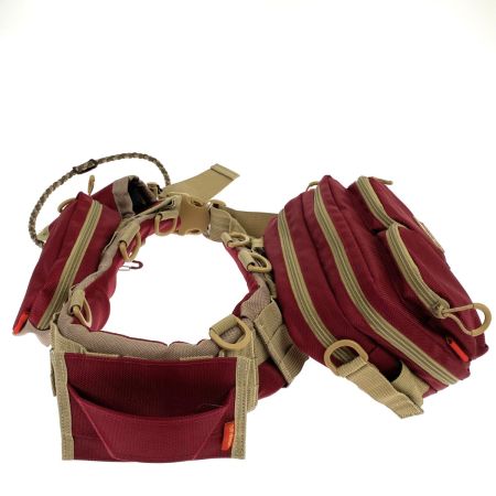  Fishman フィッシュマン ムーバブルシステムベルト エンジ/カーキ ルアーバックほか付属品付き