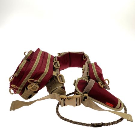  Fishman フィッシュマン ムーバブルシステムベルト エンジ/カーキ ルアーバックほか付属品付き