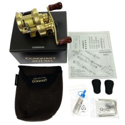 ## SHIMANO シマノ 22 カルカッタコンクエスト 201XG 左ハンドル 04419 ハンドルノブ変更 Bランク