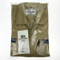 ## 山田辰 Auto-Bi つなぎ服 1-8700 カーキ LLサイズ 長袖 ストライプ調 Aランク