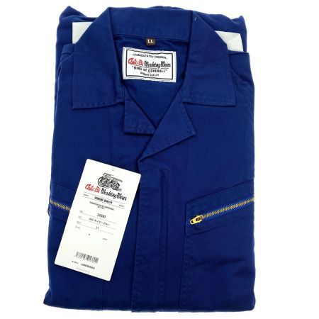  山田辰 つなぎ服 2600 ネイビー LLサイズ 長袖 綿100% 未使用品