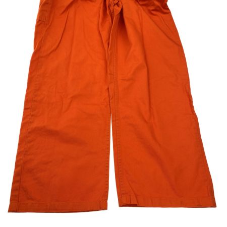  山田辰 Auto-Bi つなぎ服 2600 オレンジ LLサイズ 長袖 綿100%