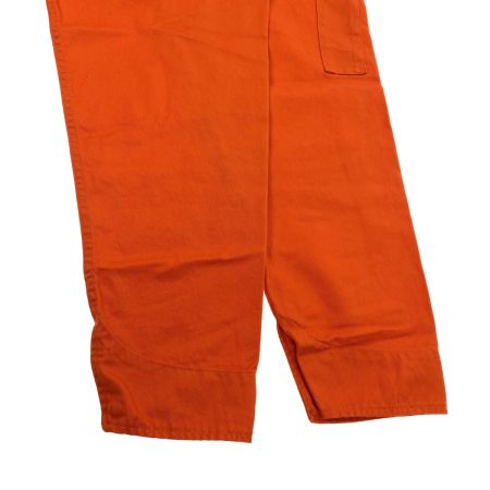  山田辰 Auto-Bi つなぎ服 2600 オレンジ LLサイズ 長袖 綿100%