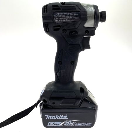  MAKITA マキタ 18V 充電式インパクトドライバ TD173DRGXB ブラック 充電器・充電池2個・ケース付