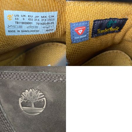  Timberland ティンバーランド クラシック 6インチ ウォータープルーフブーツ  27.5cm TB119039001  ブラック