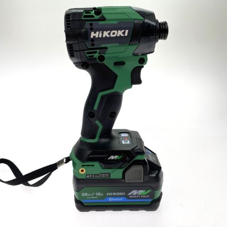  HiKOKI ハイコーキ 36V コードレスインパクトドライバ WH36DD(2XHLSZ) アグレッシブグリーン 付属品完備