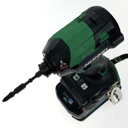  HiKOKI ハイコーキ 36V コードレスインパクトドライバ WH36DD(2XHLSZ) アグレッシブグリーン 付属品完備