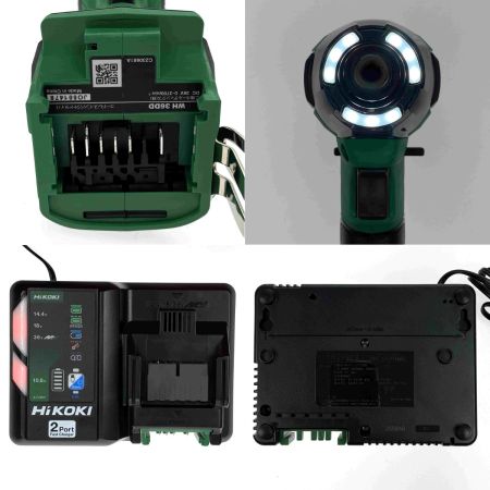 HiKOKI ハイコーキ 36V コードレスインパクトドライバ WH36DD(2XHLSZ) アグレッシブグリーン 付属品完備