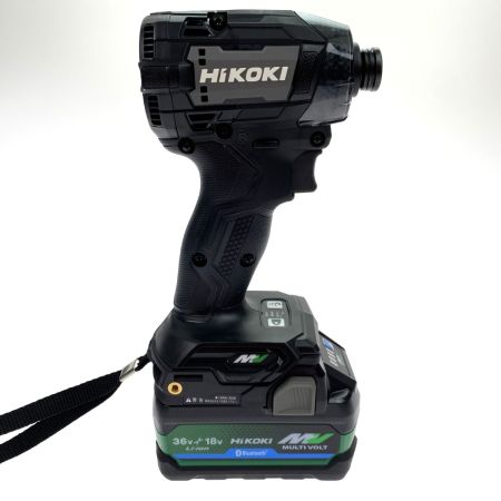  HiKOKI ハイコーキ 36V コードレスインパクトドライバ WH36DD(2XHBSZ) ストロングブラック 付属品完備
