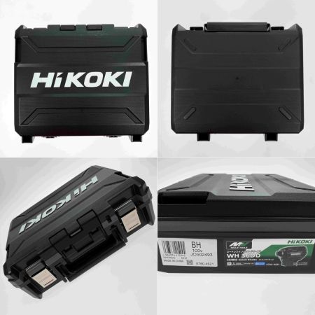  HiKOKI ハイコーキ 36V コードレスインパクトドライバ WH36DD(2XHBSZ) ストロングブラック 付属品完備