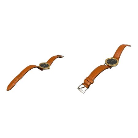  BVLGARI ブルガリ 腕時計 18K 黒文字盤 クォーツ 稼働品 BB33 SGLD