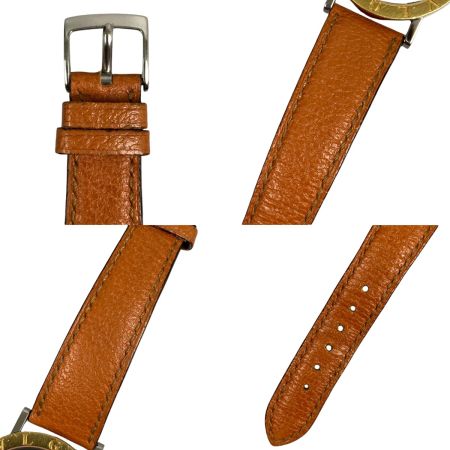  BVLGARI ブルガリ 腕時計 18K 黒文字盤 クォーツ 稼働品 BB33 SGLD