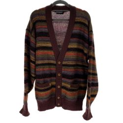 ## Yves Saint Laurent イブサンローラン カーディガン ニット ボーダー F069 883 使用感有 Cランク