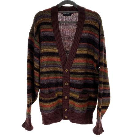  Yves Saint Laurent イブサンローラン カーディガン ニット ボーダー F069 883 使用感有