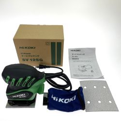 ## HiKOKI ハイコーキ オービタルサンダ SV12SG グリーン コード式 未使用品 Sランク