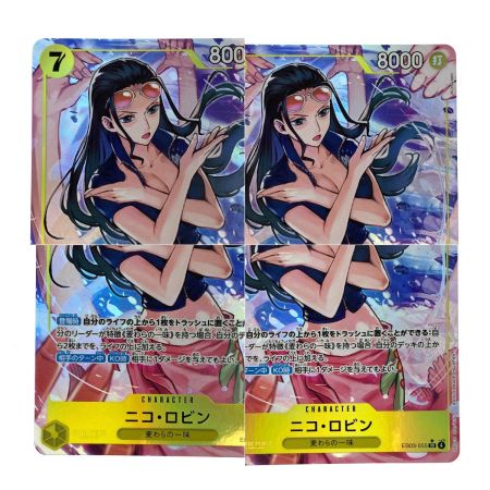   ワンピースカード ニコ・ロビン SR パラレル EB03-055 トレカ