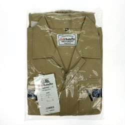 ## 山田辰 Auto-Bi つなぎ服 8700 カーキ 3Lサイズ 長袖 ストライプ調 未使用品  Sランク