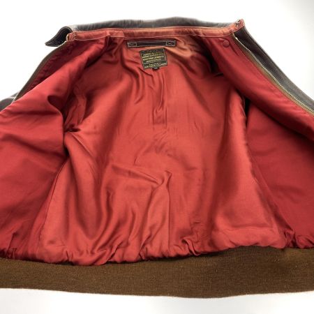  THE REAL McCOY'S ザリアルマッコイス レザージャケット TYPE A-2 30-1415 ブラウン サイズ36 使用感有