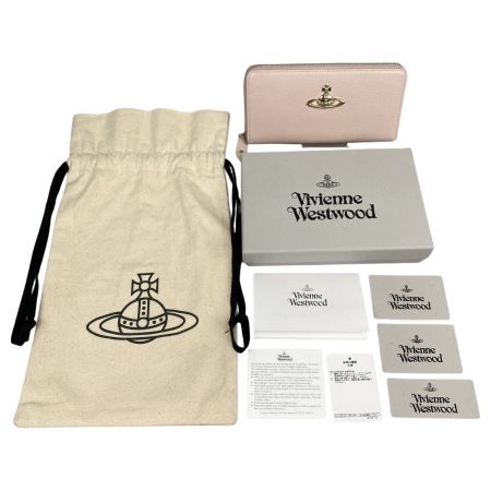  Vivienne Westwood ヴィヴィアン・ウエストウッド EXECUTIVE ラウンドファスナー長財布 1320952070 ピンク