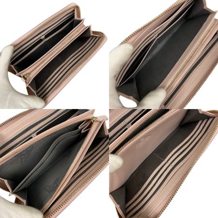 Vivienne Westwood ヴィヴィアン・ウエストウッド EXECUTIVE ラウンドファスナー長財布 1320952070 ピンク