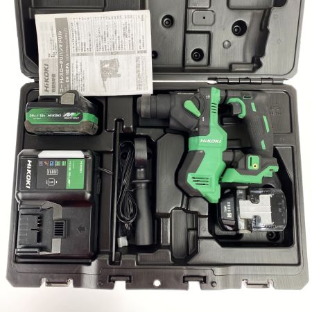  HiKOKI ハイコーキ コードレスロータリハンマドリル 18V 18mm DH 18DPA 2XPZ 充電器・充電池2個・ケース付