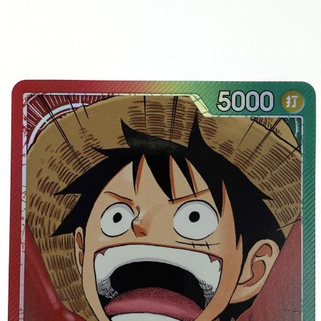   ワンピースカード モンキー・D・ルフィ リーダーパラレル OP13-001 L トレカ