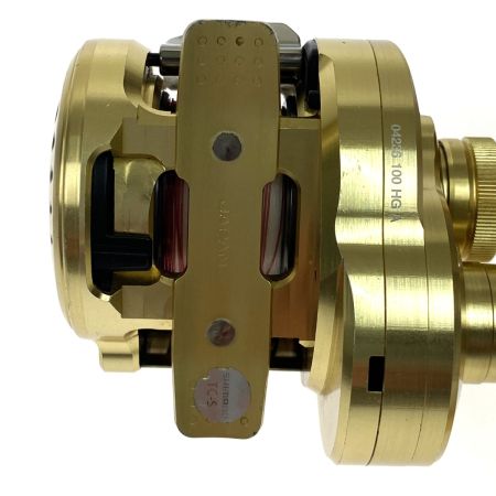  SHIMANO シマノ 21 カルカッタコンクエスト 100HG 04236 右ハンドル ハンドルノブ変更