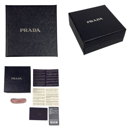  PRADA プラダ プレックスヘアクリップ バレッタ 1IF043_2CD0_F0442  ペタルピンク