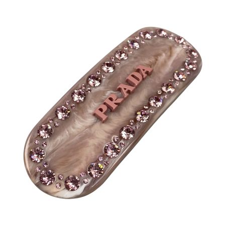  PRADA プラダ プレックスヘアクリップ バレッタ 1IF043_2CD0_F0442  ペタルピンク