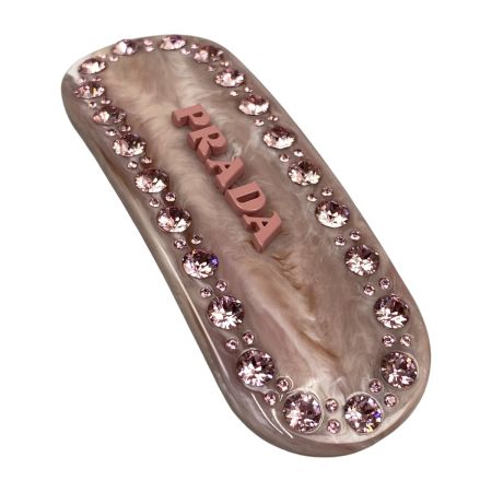  PRADA プラダ プレックスヘアクリップ バレッタ 1IF043_2CD0_F0442  ペタルピンク