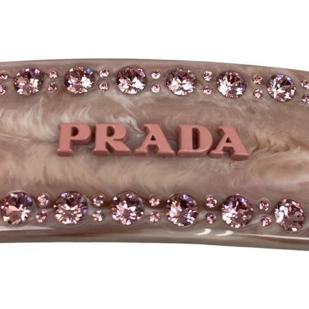  PRADA プラダ プレックスヘアクリップ バレッタ 1IF043_2CD0_F0442  ペタルピンク