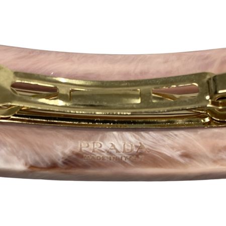  PRADA プラダ プレックスヘアクリップ バレッタ 1IF043_2CD0_F0442  ペタルピンク