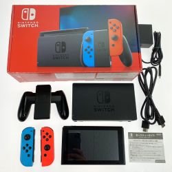 ## Nintendo ニンテンドウ Nintendo Switch HAC-001 ネオンブルー/ネオンレッド ストラップ欠品 Cランク