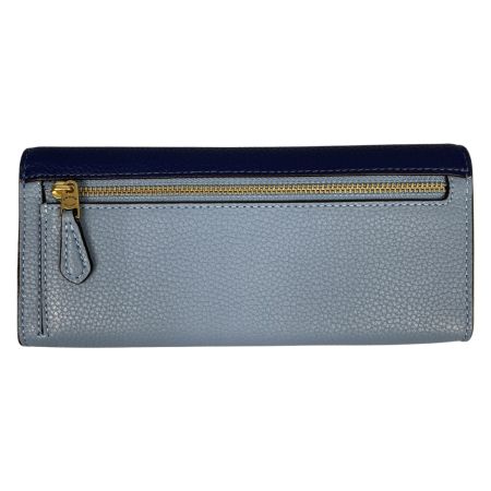  COACH コーチ ミラ ロング フラップ ウォレット・カラーブロック 長財布 CAO18 ブルーベルマルチ