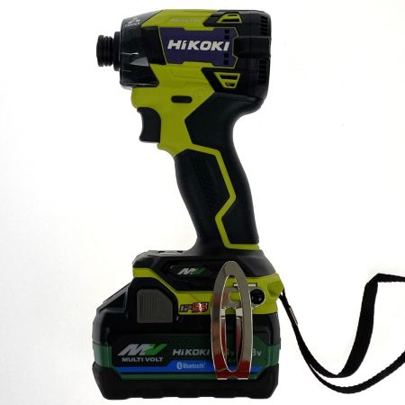  HiKOKI ハイコーキ 36V コードレスインパクトドライバ WH36DD スパイダーイエロー 充電器・充電池2個・ケース付
