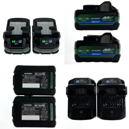  HiKOKI ハイコーキ 36V コードレスインパクトドライバ WH36DD スパイダーイエロー 充電器・充電池2個・ケース付