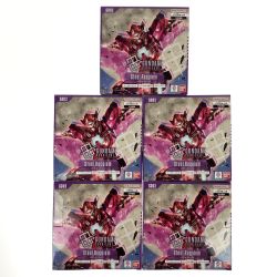 ## BANDAI バンダイ ガンダムカードゲーム ブースターパック Steel Requiem GD03 未開封品 5BOX トレカ Nランク