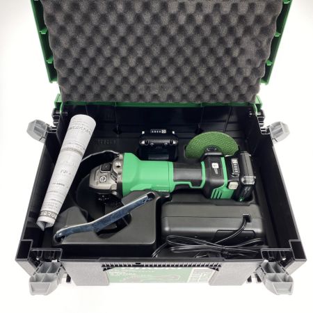  HiKOKI ハイコーキ コードレスディスクグラインダ 10.8V 100mm G1210DA 2LSK グリーン 付属品完備