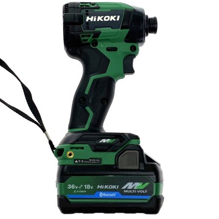  HiKOKI ハイコーキ 36V コードレスインパクトドライバ WH36DD 2XHLSZ グリーン 充電器・充電池2個・ケース付